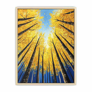 Aspen Forest Canvas Painting
