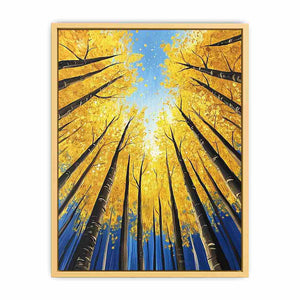 Aspen Forest Canvas Painting