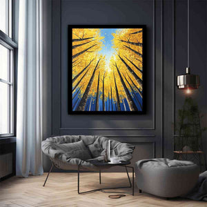 Aspen Forest Canvas Painting