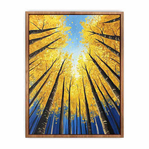 Aspen Forest Canvas Painting