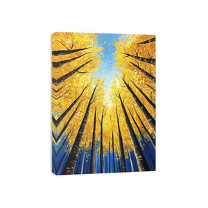 Aspen Forest Canvas Painting