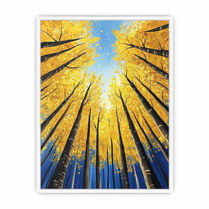 Aspen Forest Canvas Painting