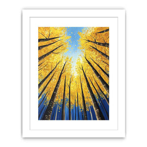 Aspen Forest Canvas Painting