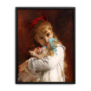 A New Doll Painting Canvas Print