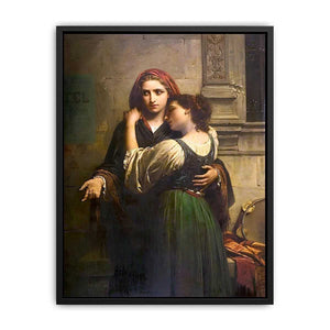 Charity for My Sister Painting Canvas Print