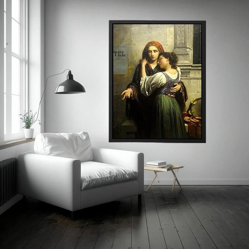 The Beggar Girls Painting Painting