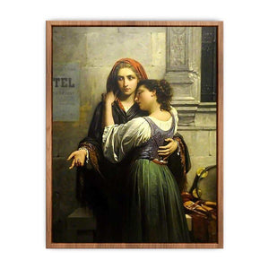 The Beggar Girls Painting Poster