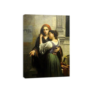 The Beggar Girls Painting Painting