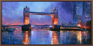London Thames & Tower Bridge Panorama Painting