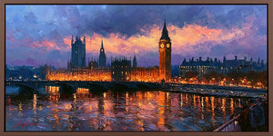 London Westminster & Big Ben Panorama Painting