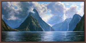 Milford Sound New Zealand Panoramic painting
