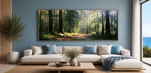 Australain Bush Forest Panoramic painting