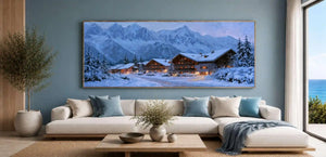 Winter Snow Panoramic painting