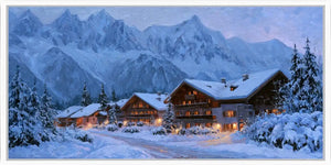 Winter Snow Panoramic painting