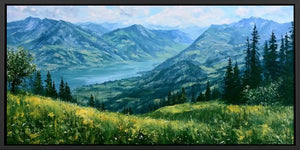Swiss Maountains Panorama painting