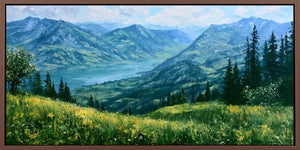 Swiss Maountains Panorama painting