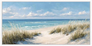 Seagrass Calm Panoramic Canvas Print
