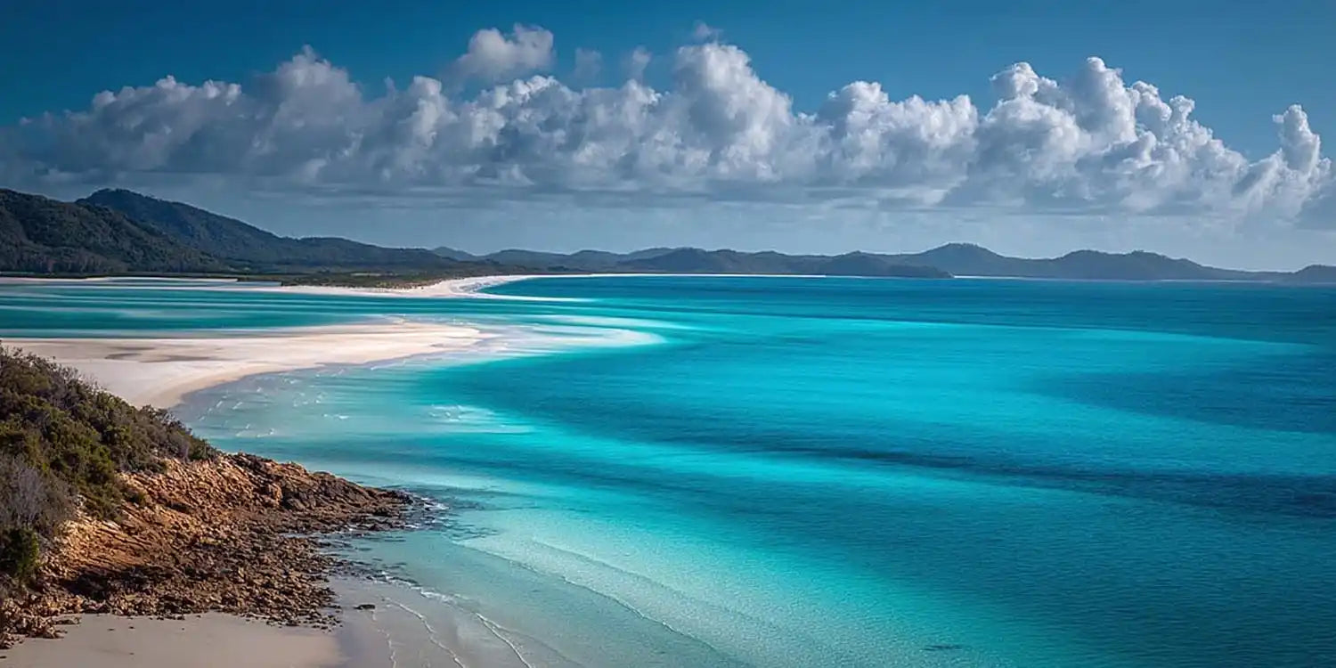 Whitehaven Beach Whitsundays Queensland Panoramic Canvas Print