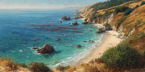 Pacific Headland Panoramic Canvas Print