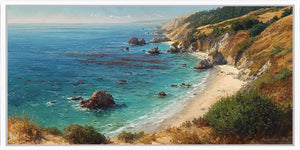 Pacific Headland Panoramic Canvas Print