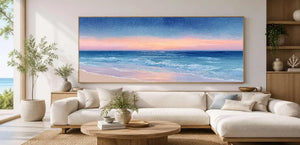 Starlit Shore Panoramic Canvas Print