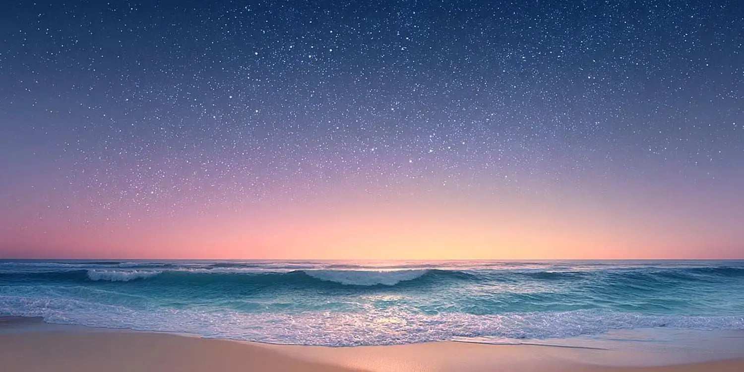 Celestial Tide Panoramic Canvas Print