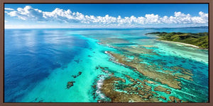Reef Expanse Panoramic Canvas Print