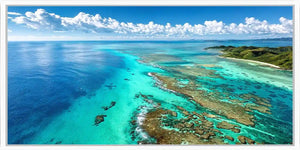 Reef Expanse Panoramic Canvas Print