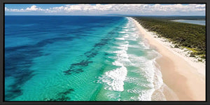 Endless Shoreline Panoramic Canvas Print