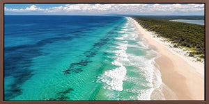 Endless Shoreline Panoramic Canvas Print