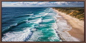 Storm Coast Panoramic Canvas Print