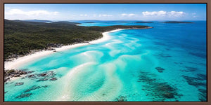 Island Shallows Panoramic Canvas Print
