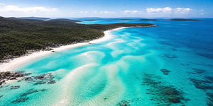 Island Shallows Panoramic Canvas Print