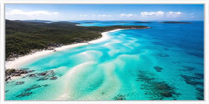 Island Shallows Panoramic Canvas Print