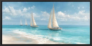 Sailing Calm Panoramic Canvas Print