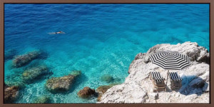 Azure Escape Panoramic Canvas Print