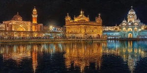 Sacred Reflections Panoramic Canvas Print