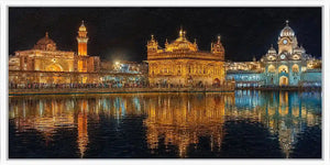 Sacred Reflections Panoramic Canvas Print