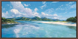 Lagoon Daydream Panoramic Canvas Print
