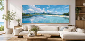 Lagoon Daydream Panoramic Canvas Print