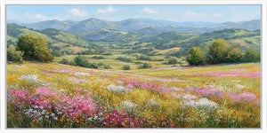 Meadow Horizon Panoramic Canvas Print