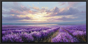 Violet Tide Panoramic Canvas Print