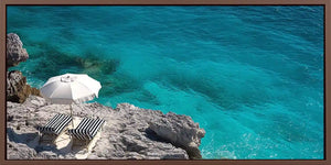 Turquoise Cove Escape Panoramic Canvas Print