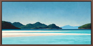 Silent Lagoon Drift Panoramic Canvas Print