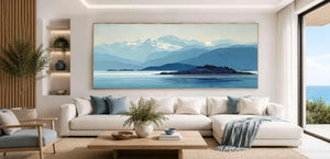 Alpine Bay Serenity Panoramic Canvas Print