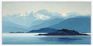 Alpine Bay Serenity Panoramic Canvas Print
