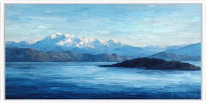 Glacial Water Vista Panoramic Canvas Print