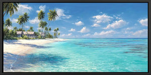 Tropical Serenity Panoramic Canvas Print