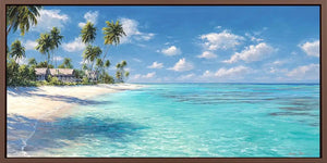 Tropical Serenity Panoramic Canvas Print