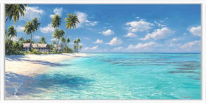 Tropical Serenity Panoramic Canvas Print